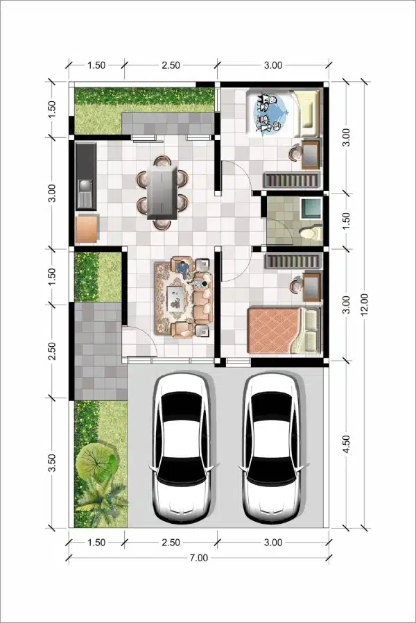 Apa Itu Denah Rumah Type 100