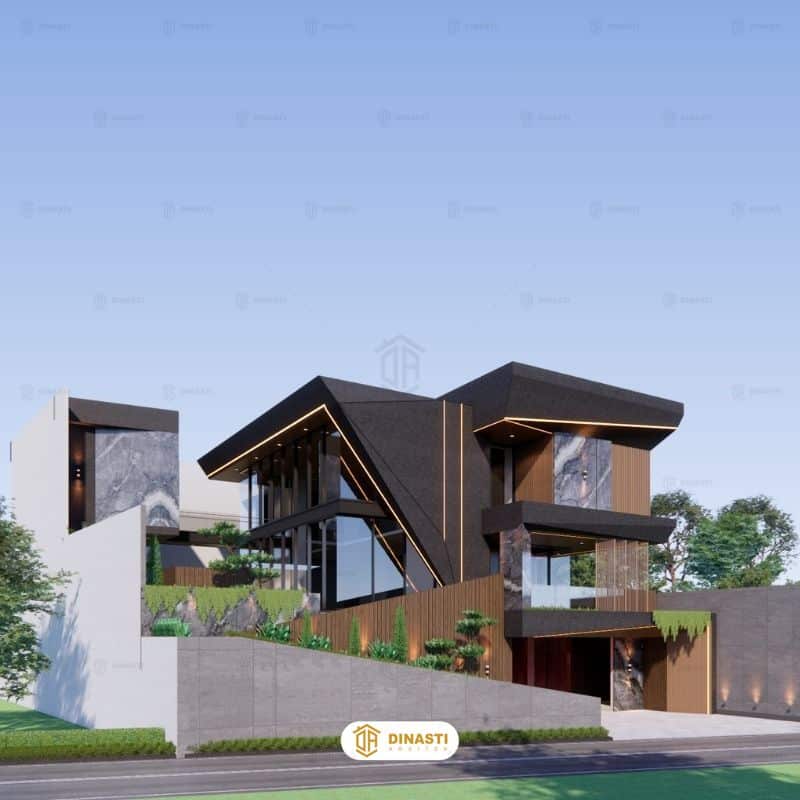 Desain rumah 6x12 2 lantai