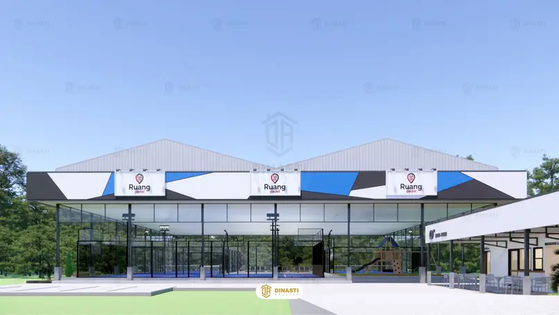jasa arsitek lapangan padel