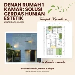 Denah Rumah 1 Kamar: Solusi Cerdas Hunian Estetik