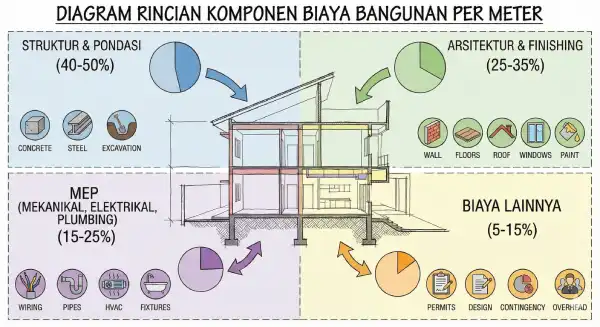 Cara Menghitung Biaya Per Meter Persegi Secara Detail