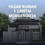 Fasad Rumah 1 Lantai Modern: Inspirasi Desain Hunian Estetik
